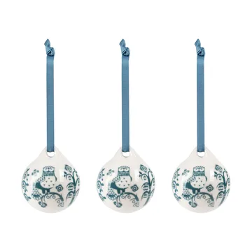 Taika décoration - Bleu acier, 5 cm, lot de 3 - Iittala