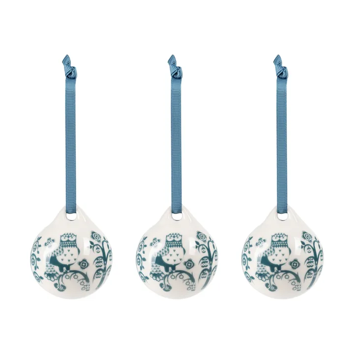 Taika décoration - Bleu acier, 5 cm, lot de 3 - Iittala