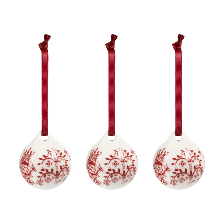 Taika décoration - Grenade rouge, 5 cm, lot de 3 - Iittala
