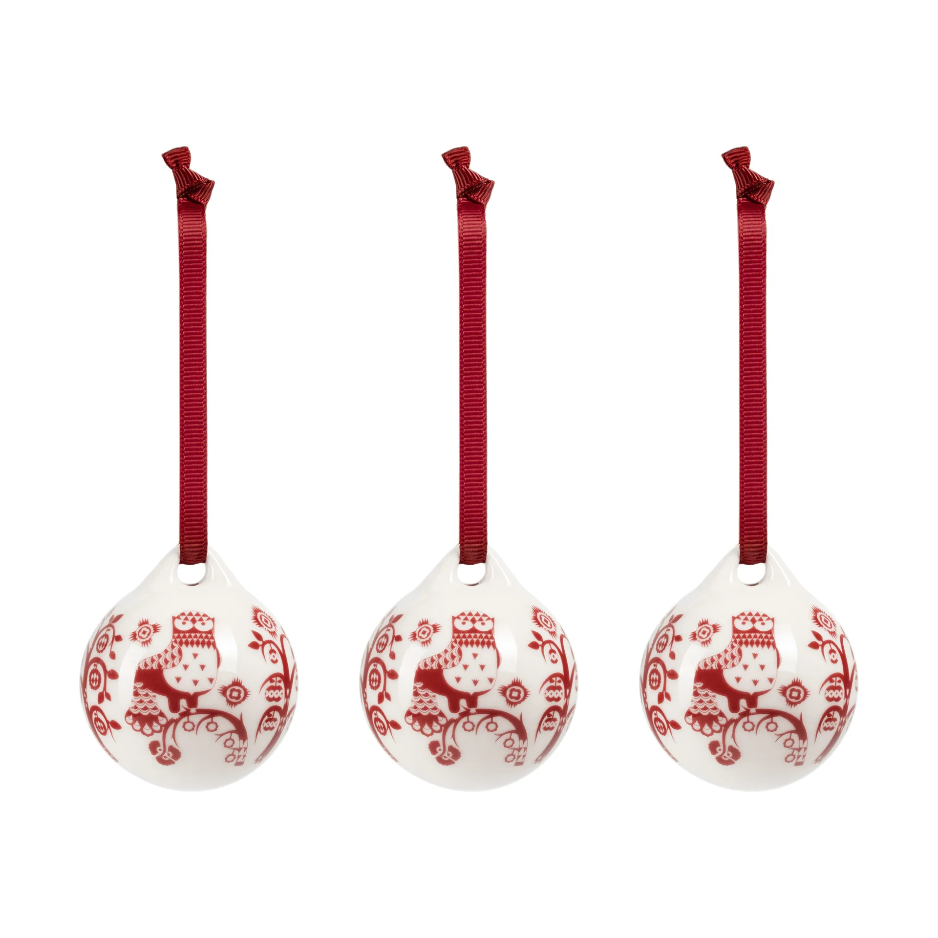 Taika décoration, Grenade rouge, 5 cm, lot de 3 Iittala