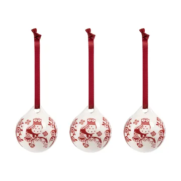 Taika décoration - Grenade rouge, 5 cm, lot de 3 - Iittala