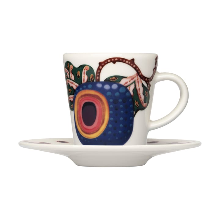 Tasse à espresso Taika Sato 10 cl, Blanc-multicolore Iittala