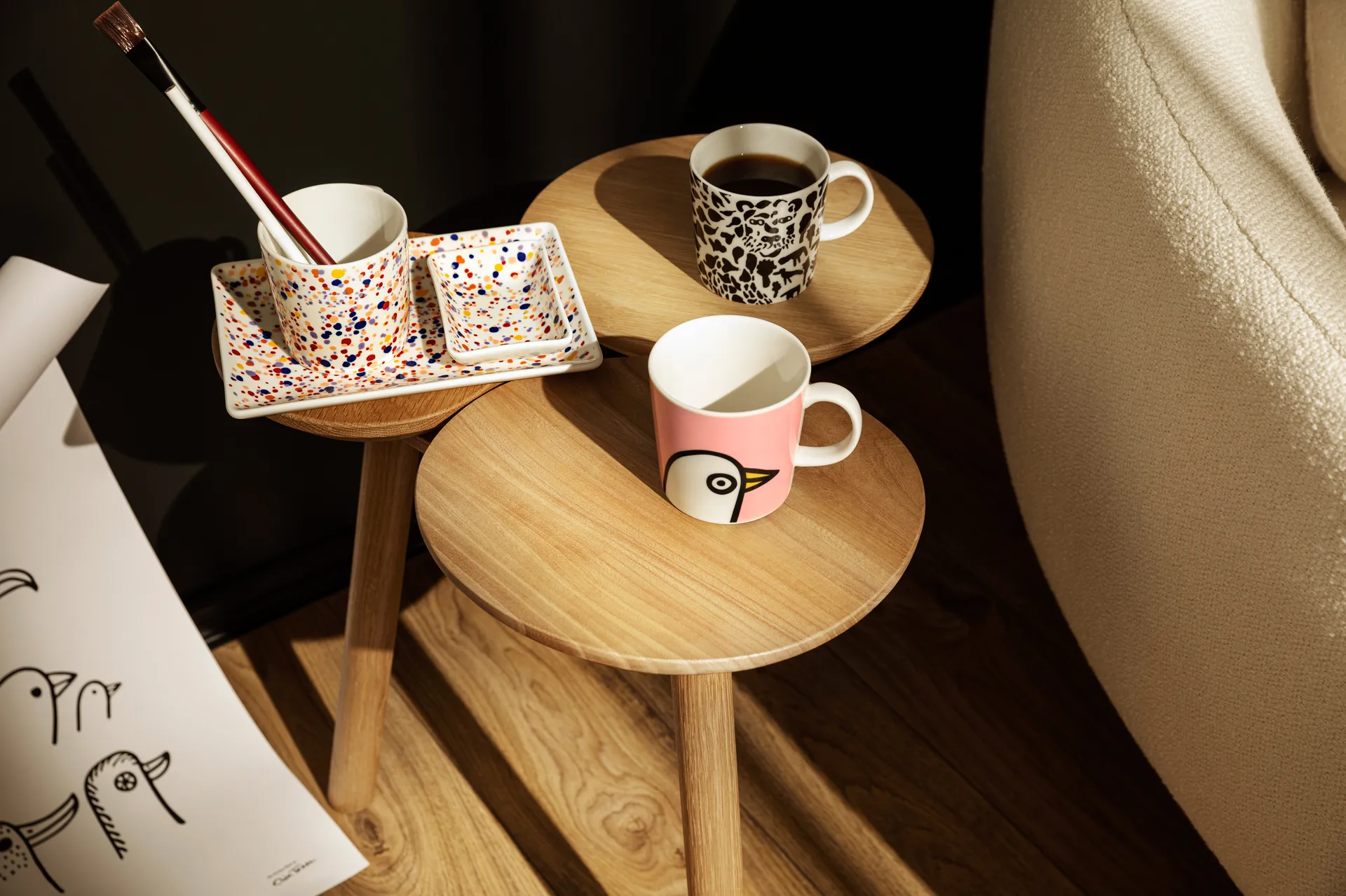 Tasse Oiva Toikka Birdie 30 cl, Rose Iittala