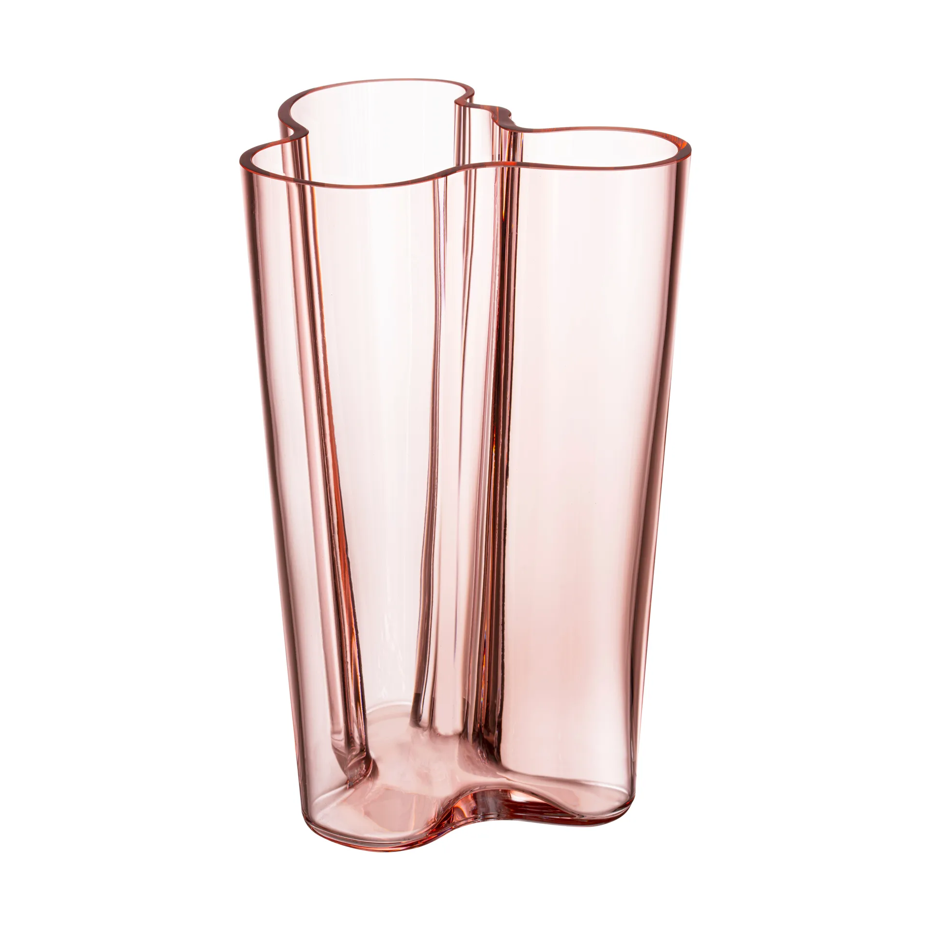 Vase Aalto rose saumon, 251 mm Iittala