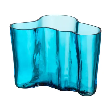 Vase Alvar Aalto 140 mm - Turquoise - Iittala