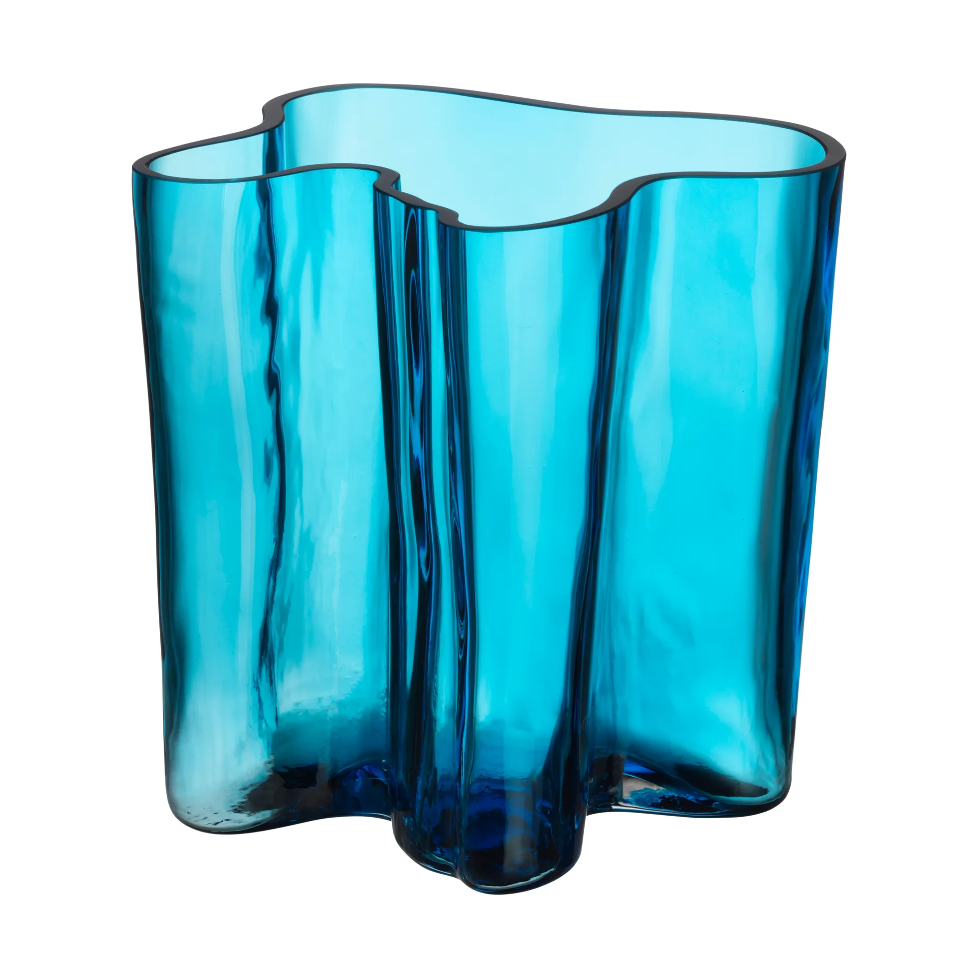 Vase Alvar Aalto 200 mm, Turquoise Iittala