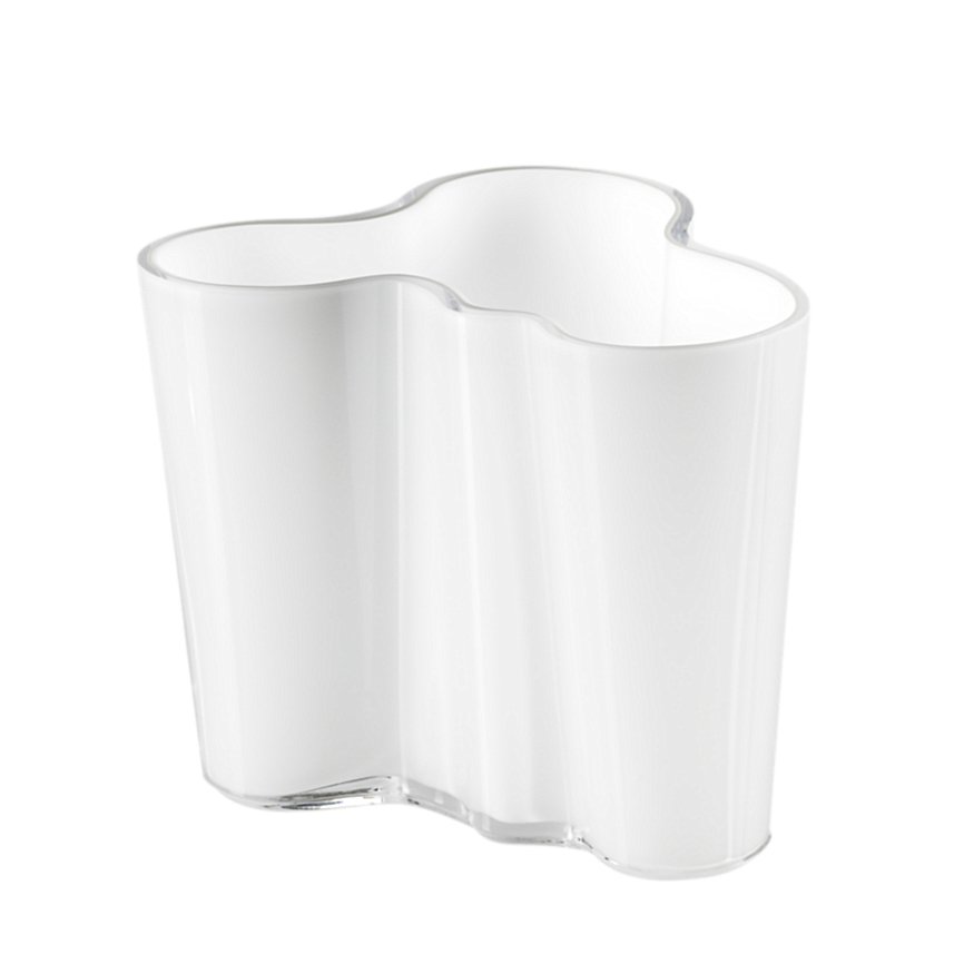 Iittala Vase Alvar Aalto blanc opale 95 mm