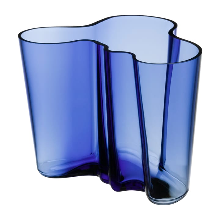 Vase Alvar Aalto bleu ultra marine, 160 mm Iittala