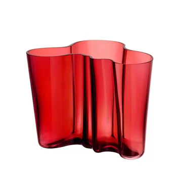 Vase Alvar Aalto cranberry - 160 mm - Iittala