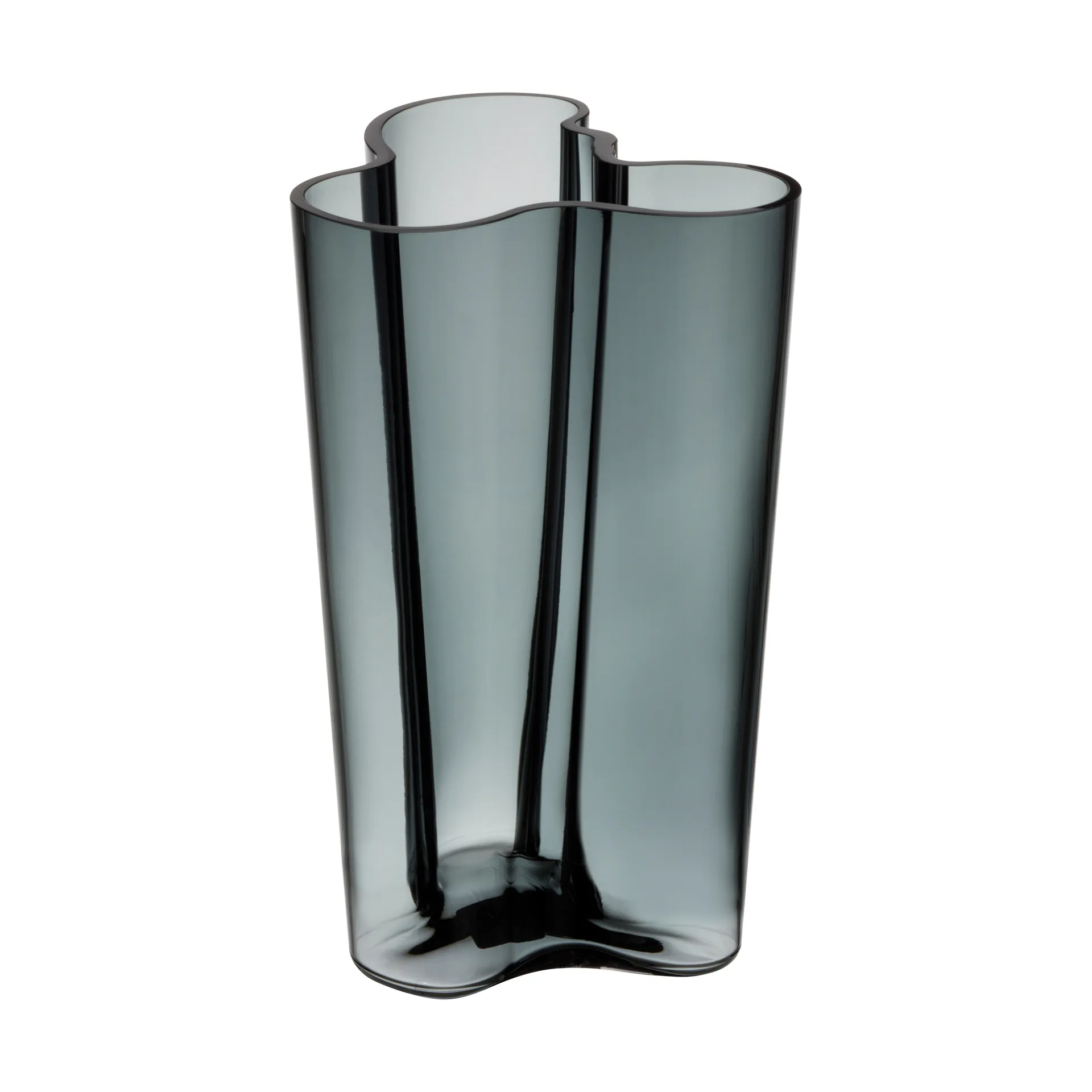 Vase Alvar Aalto gris foncé, 251 mm Iittala