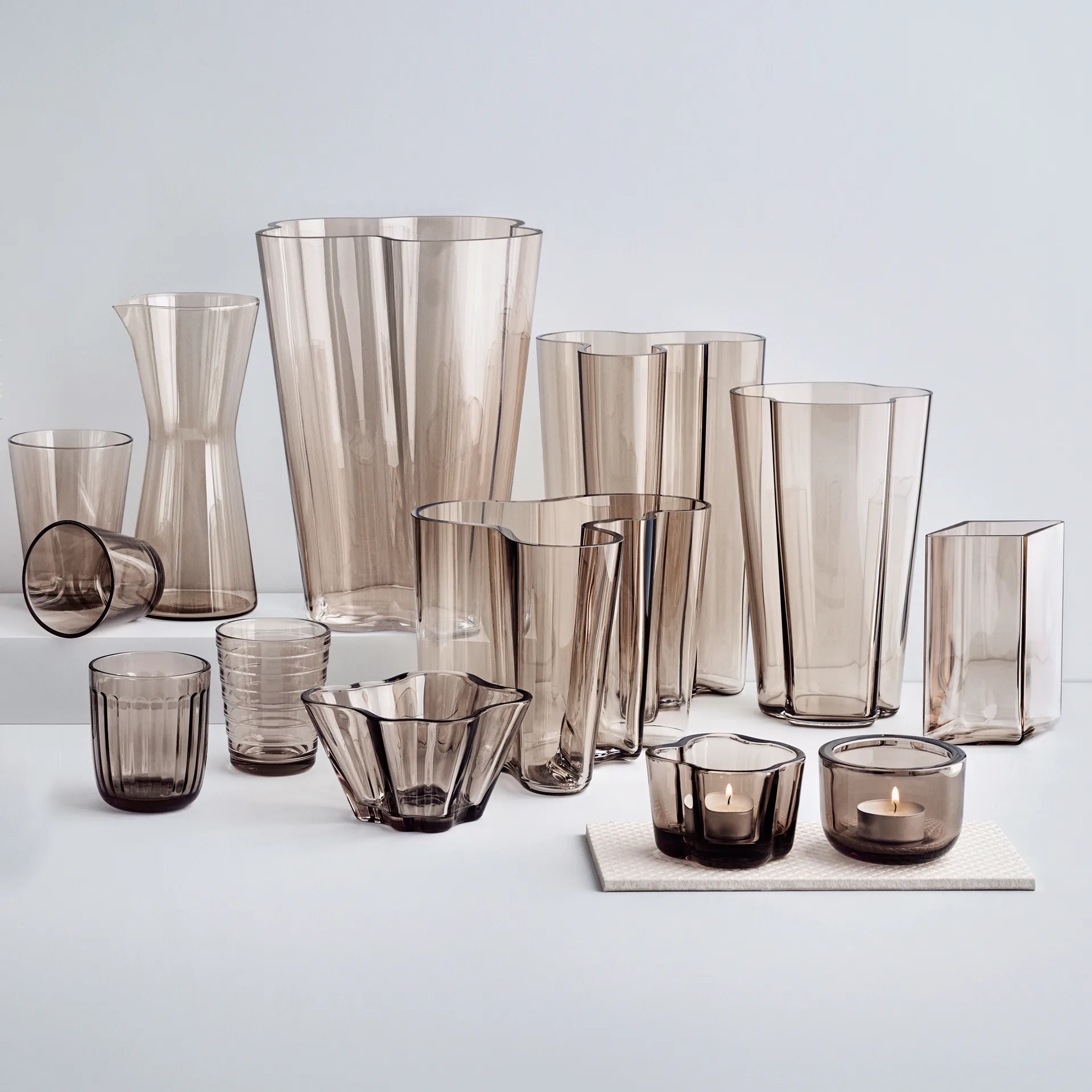 Vase Alvar Aalto linne, 160 mm Iittala