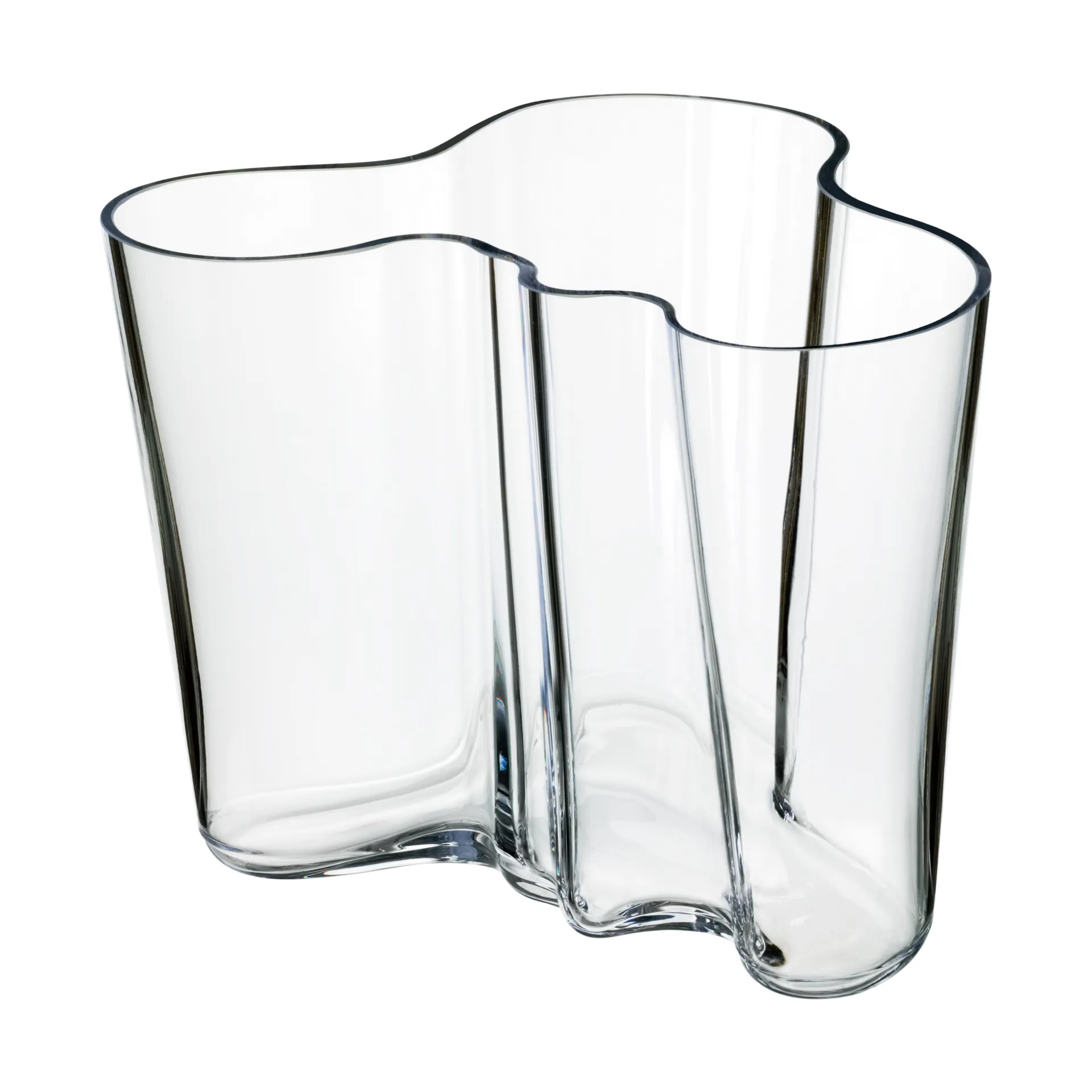 Vase Alvar Aalto transparent, 16 cm Iittala