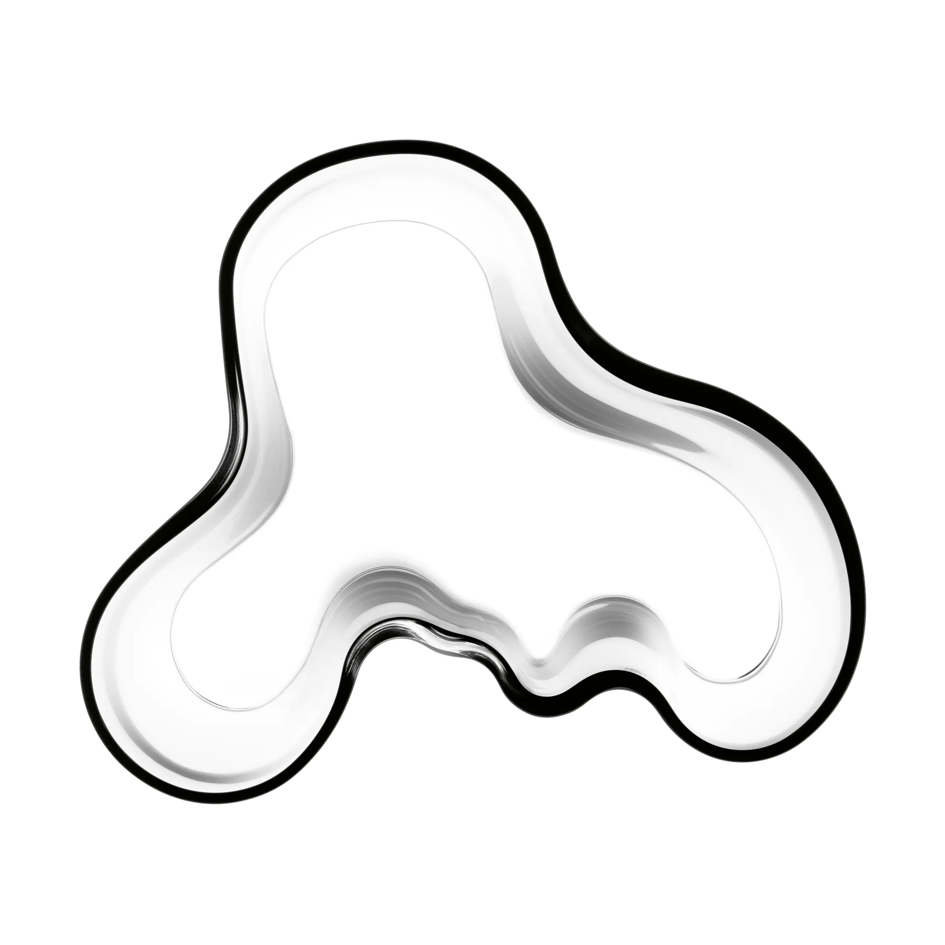 Vase Alvar Aalto transparent, 16 cm Iittala