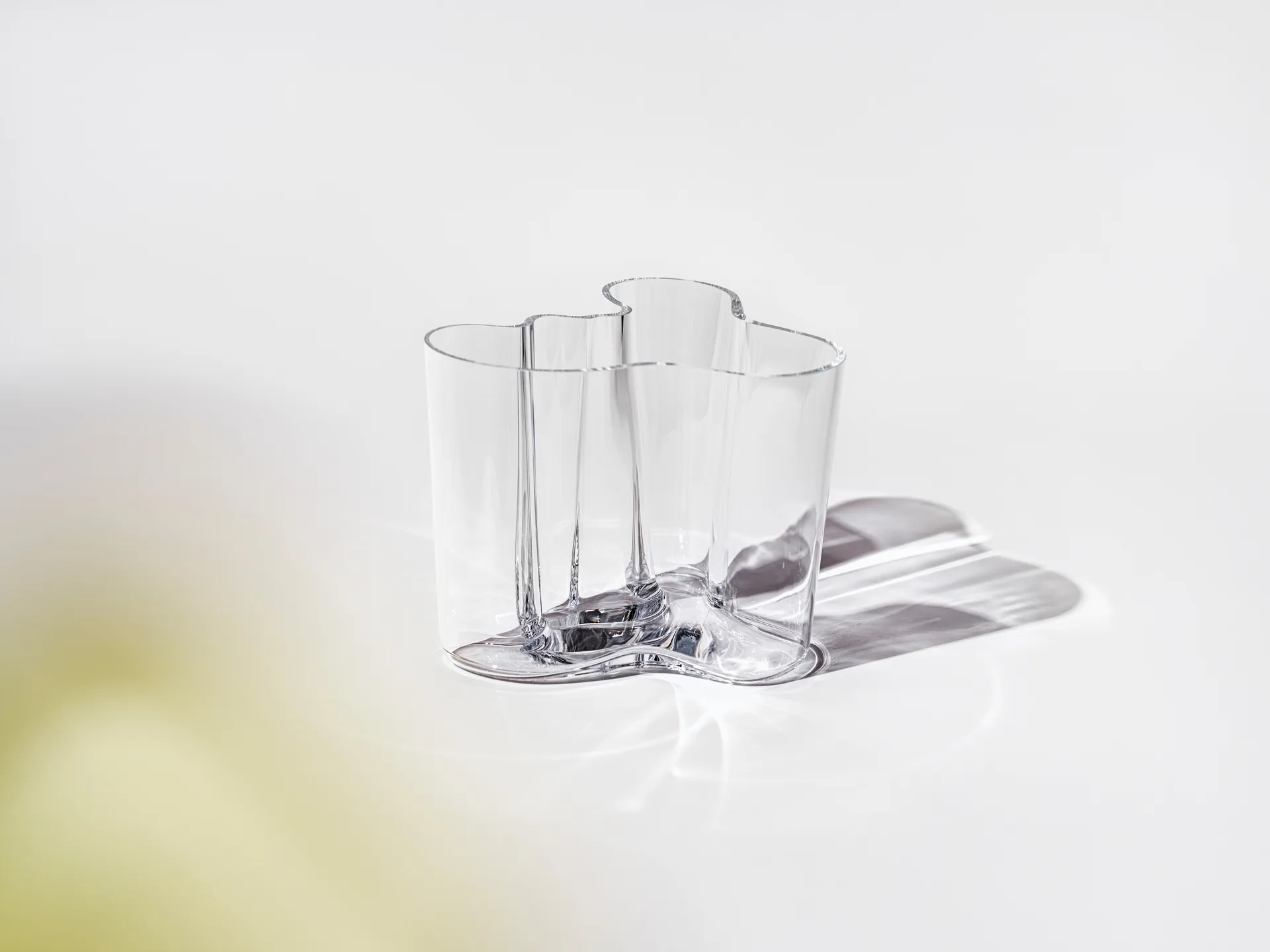 Vase Alvar Aalto transparent, 16 cm Iittala