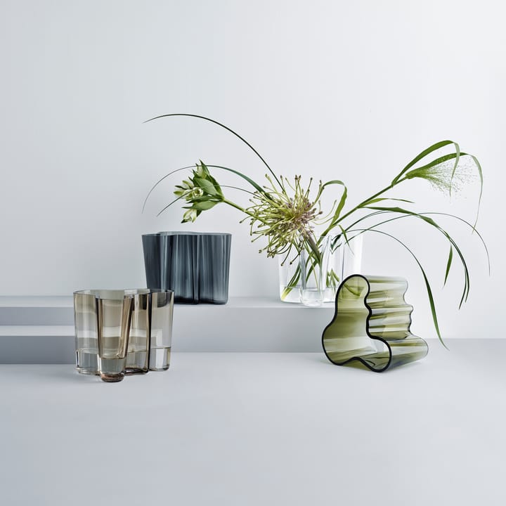 Vase Alvar Aalto transparent - 16 cm - Iittala