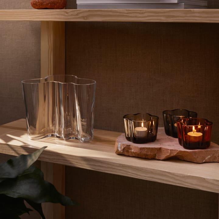 Vase Alvar Aalto transparent - 16 cm - Iittala