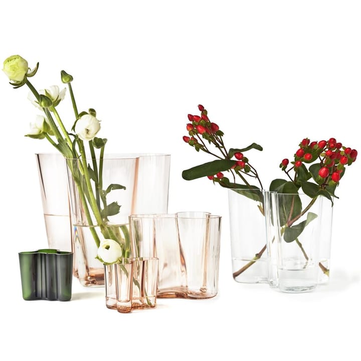 Vase Alvar Aalto transparent - 16 cm - Iittala