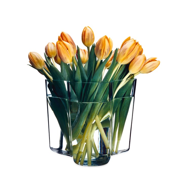 Vase Alvar Aalto transparent - 16 cm - Iittala