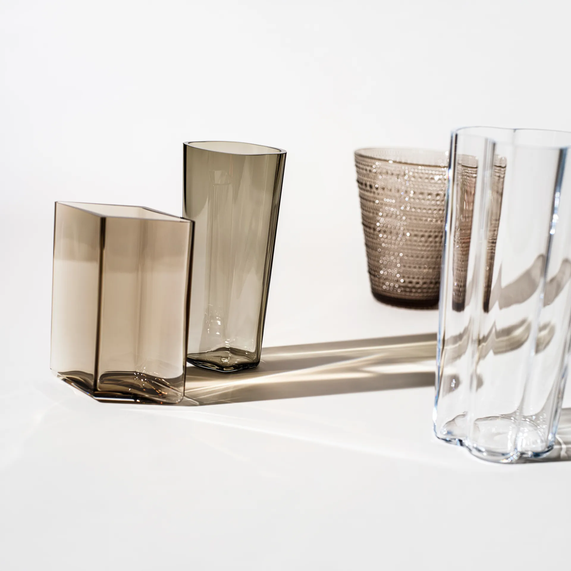 Vase Alvar Aalto transparent, 220 mm Iittala