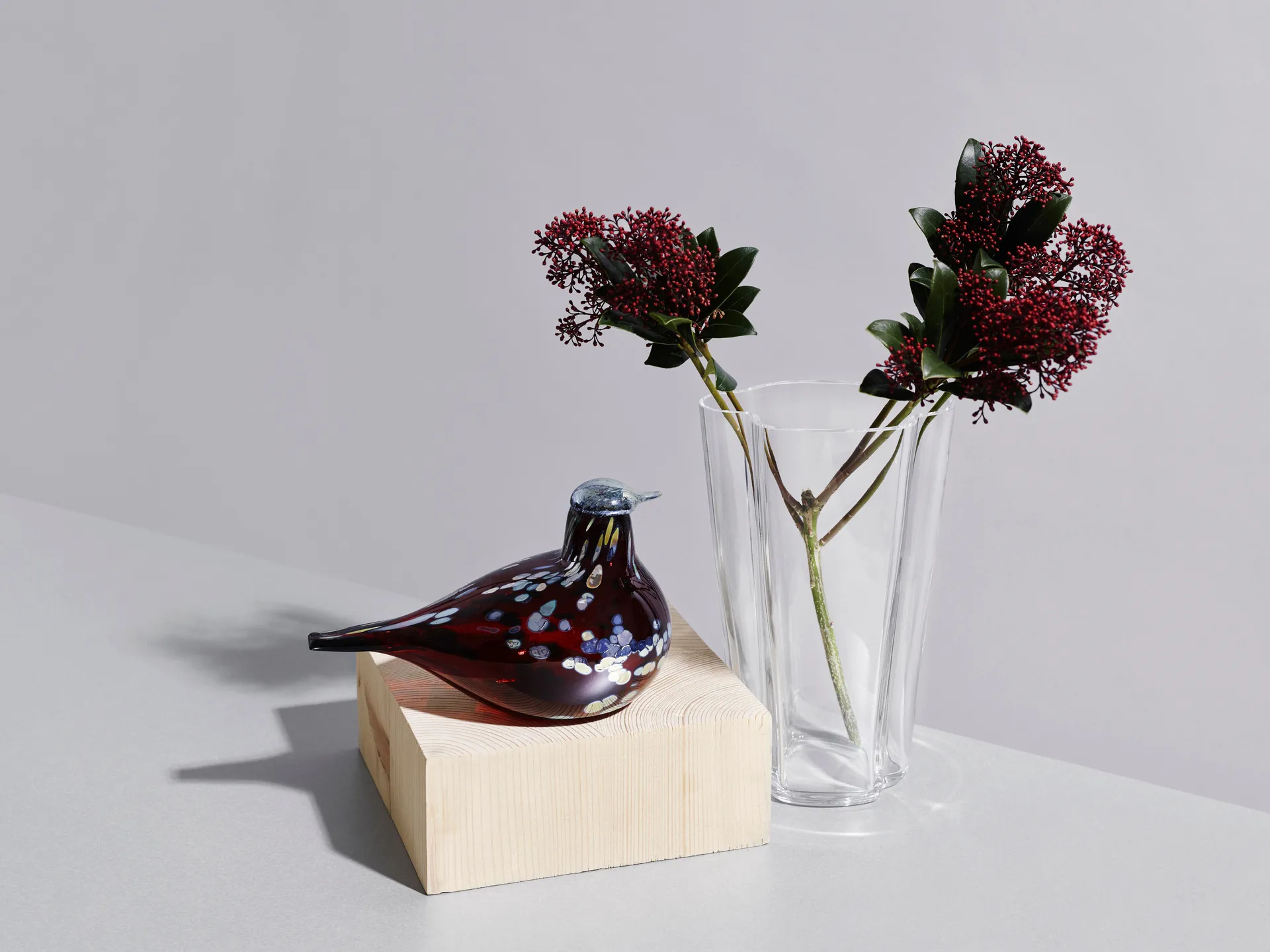 Vase Alvar Aalto transparent, 220 mm Iittala