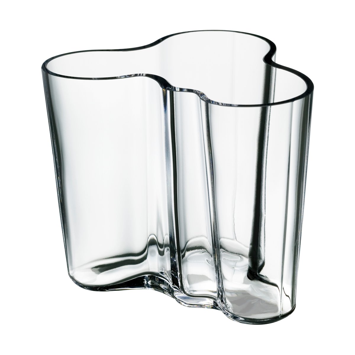 Iittala Vase Alvar Aalto transparent 9,5 cm