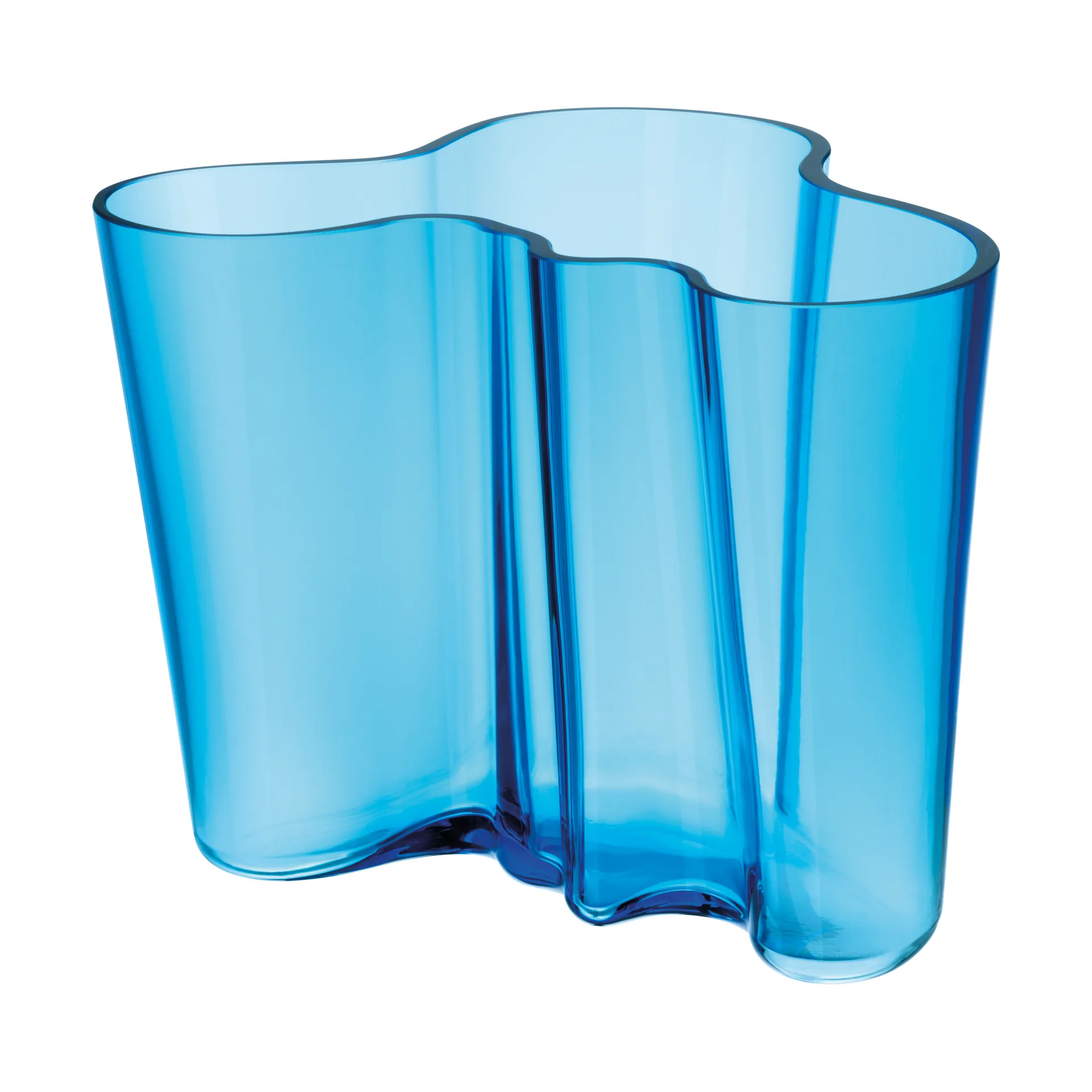 Vase Alvar Aalto turquoise, 160 mm Iittala