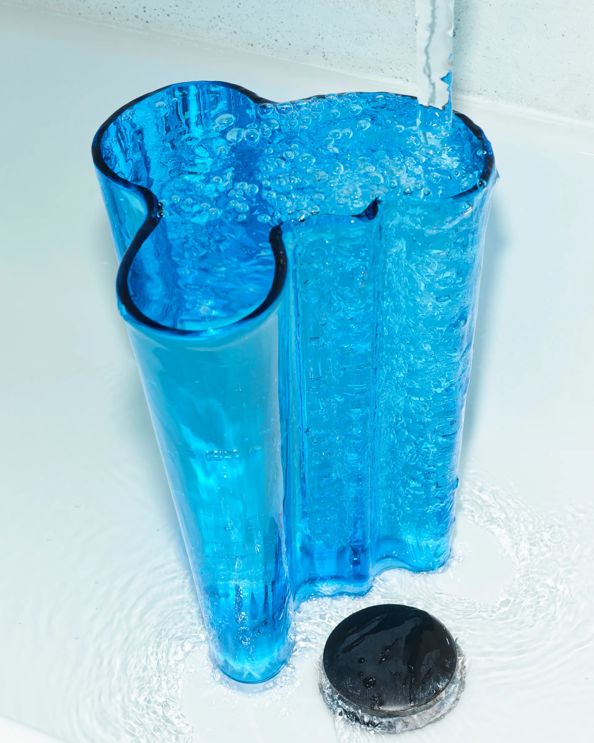 Vase Alvar Aalto turquoise, 251 mm Iittala