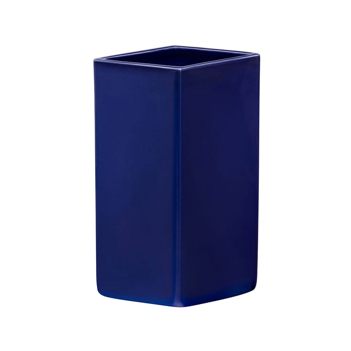 Vase en céramique Ruutu 180mm - Bleu foncé - Iittala