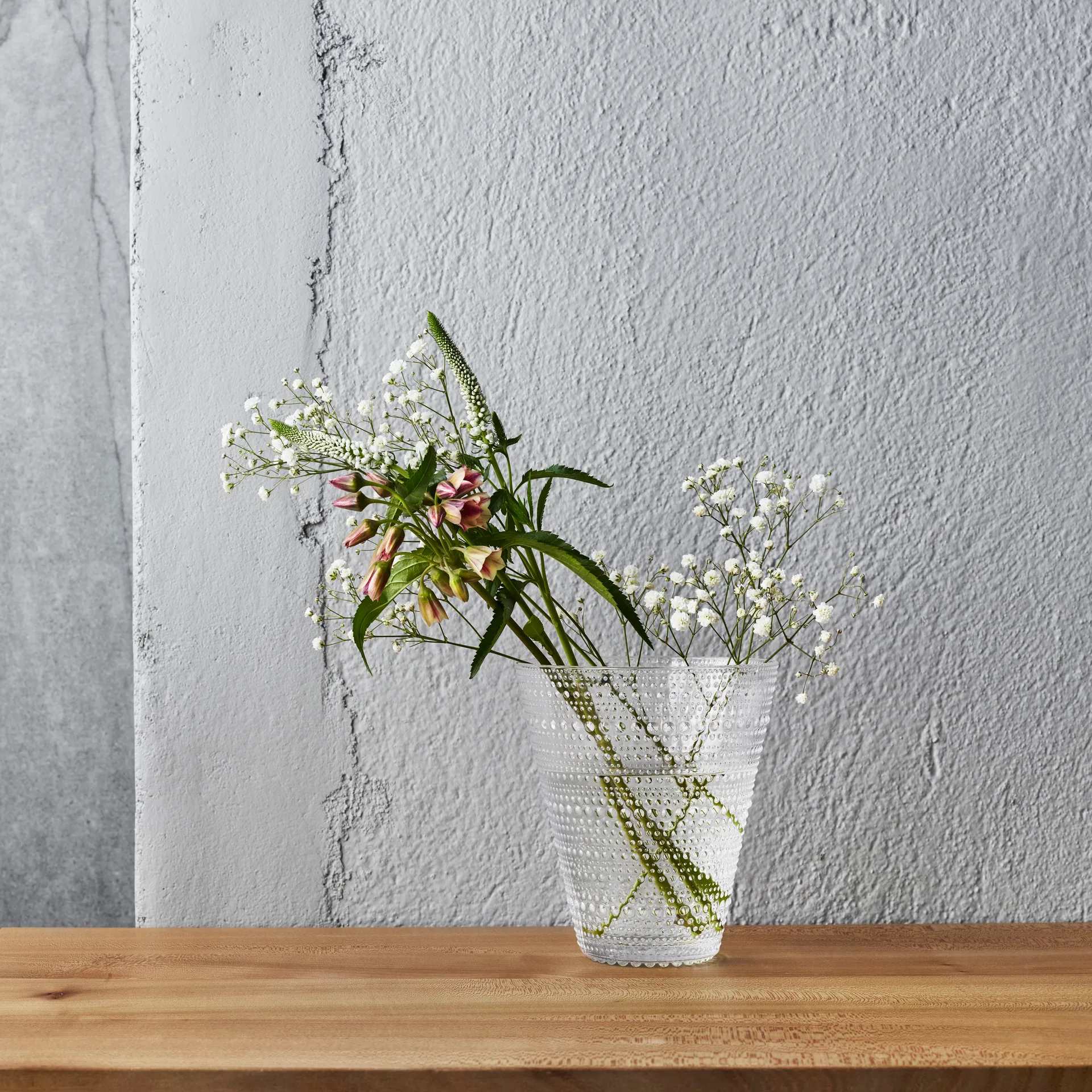 Vase Kastehelmi, transparent Iittala