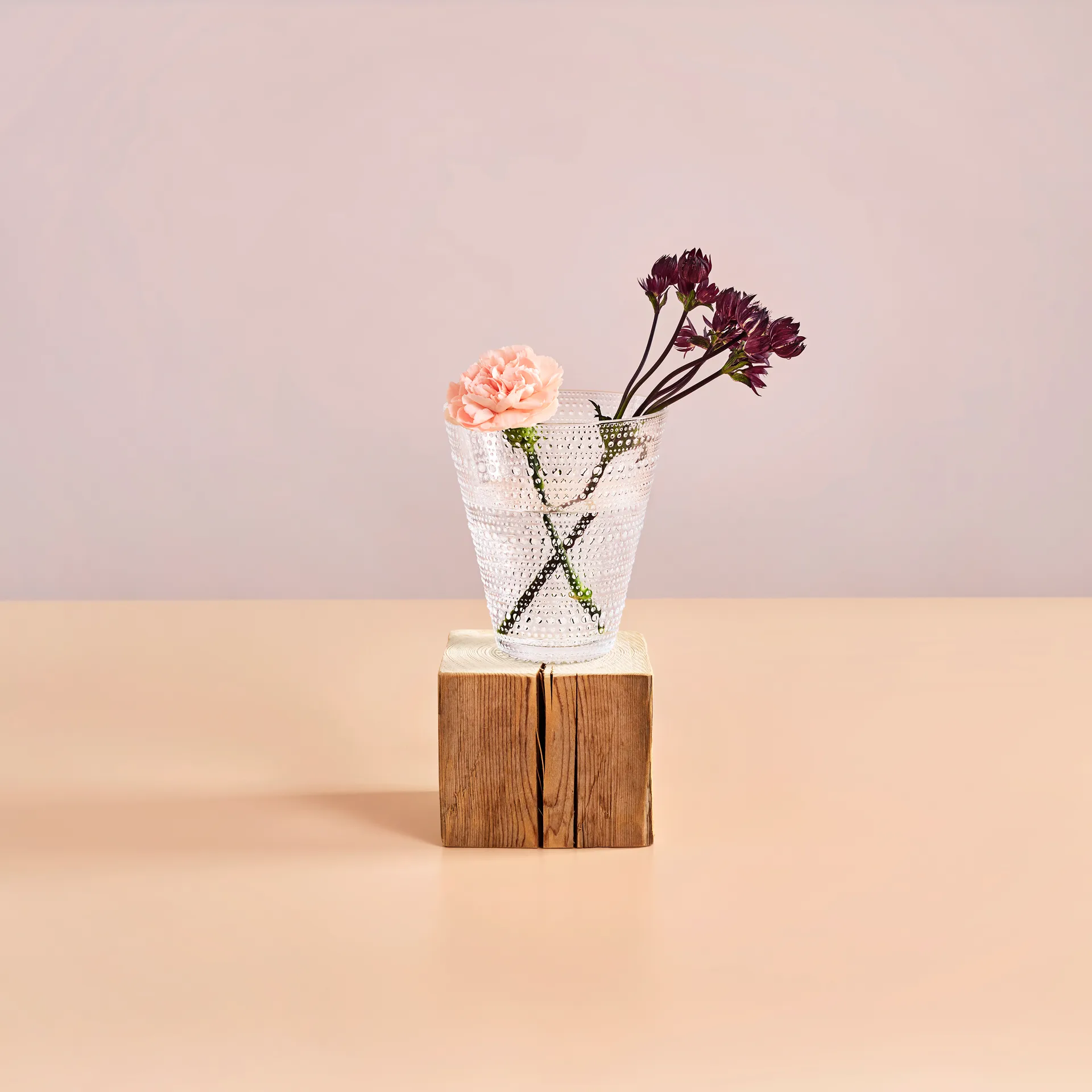 Vase Kastehelmi, transparent Iittala