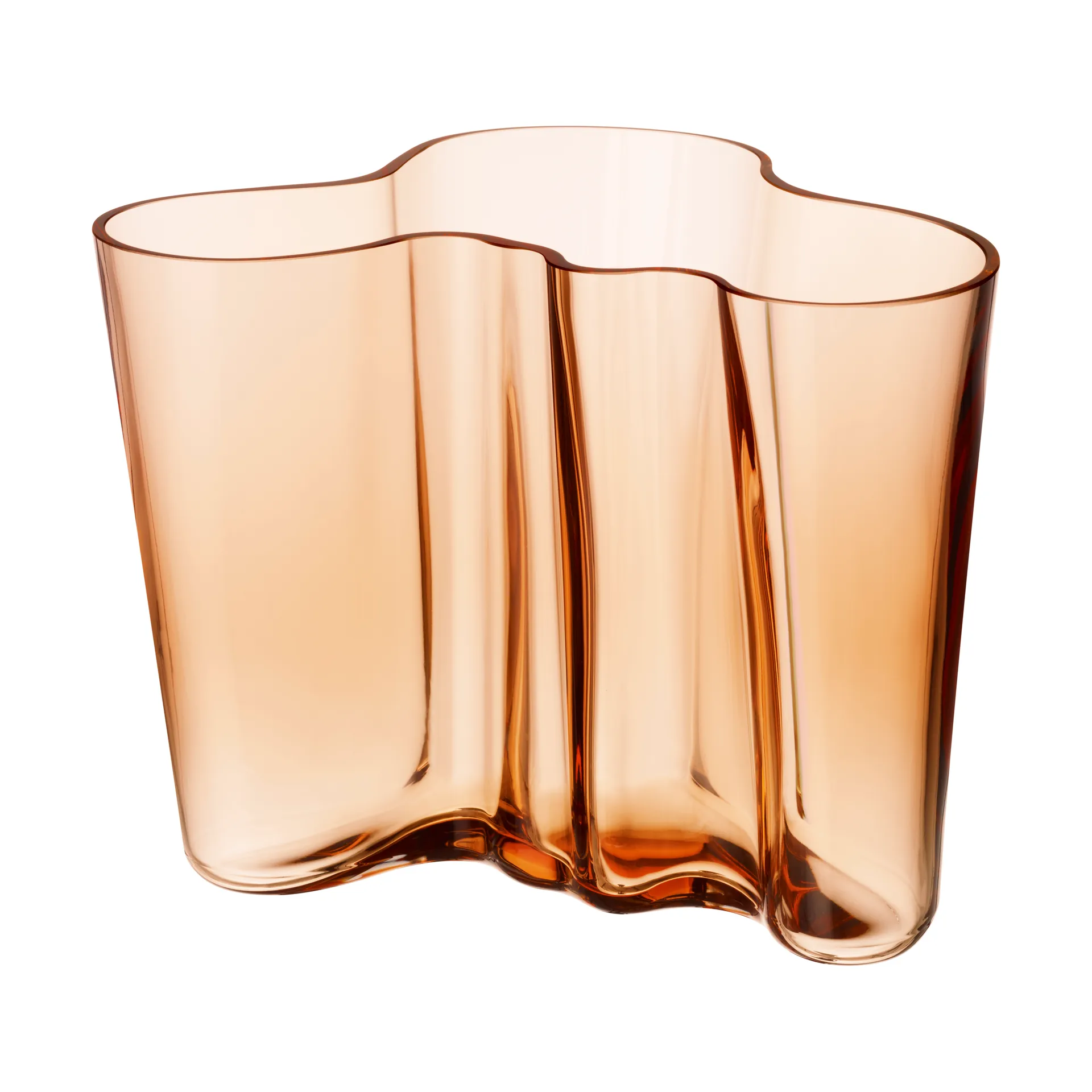 Vase Rio brun Alvar Aalto, 160 mm Iittala
