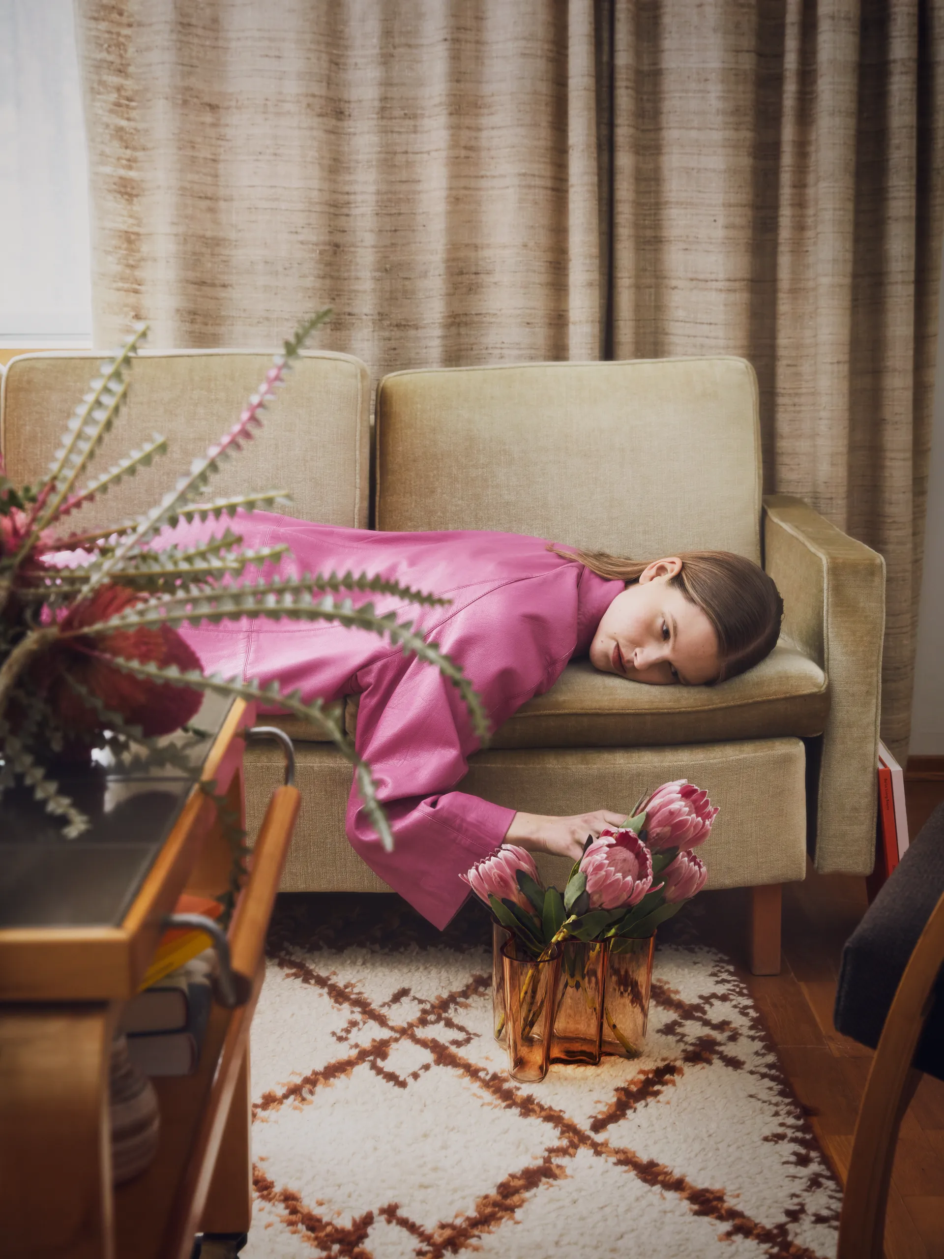 Vase Rio brun Alvar Aalto, 160 mm Iittala