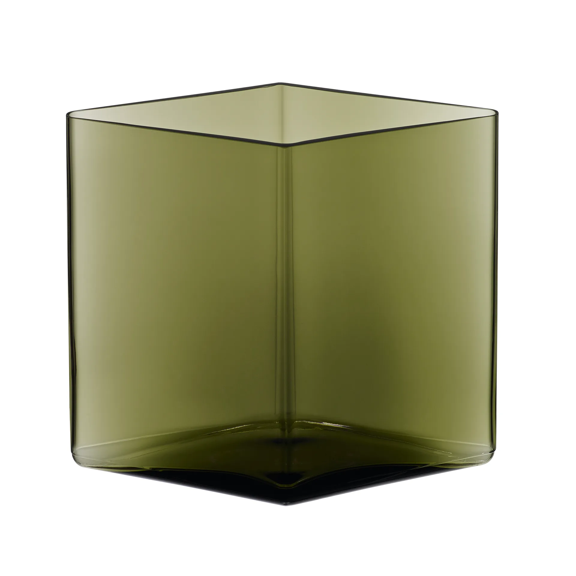 Vase Ruutu 20,5x18 cm, vert mousse Iittala