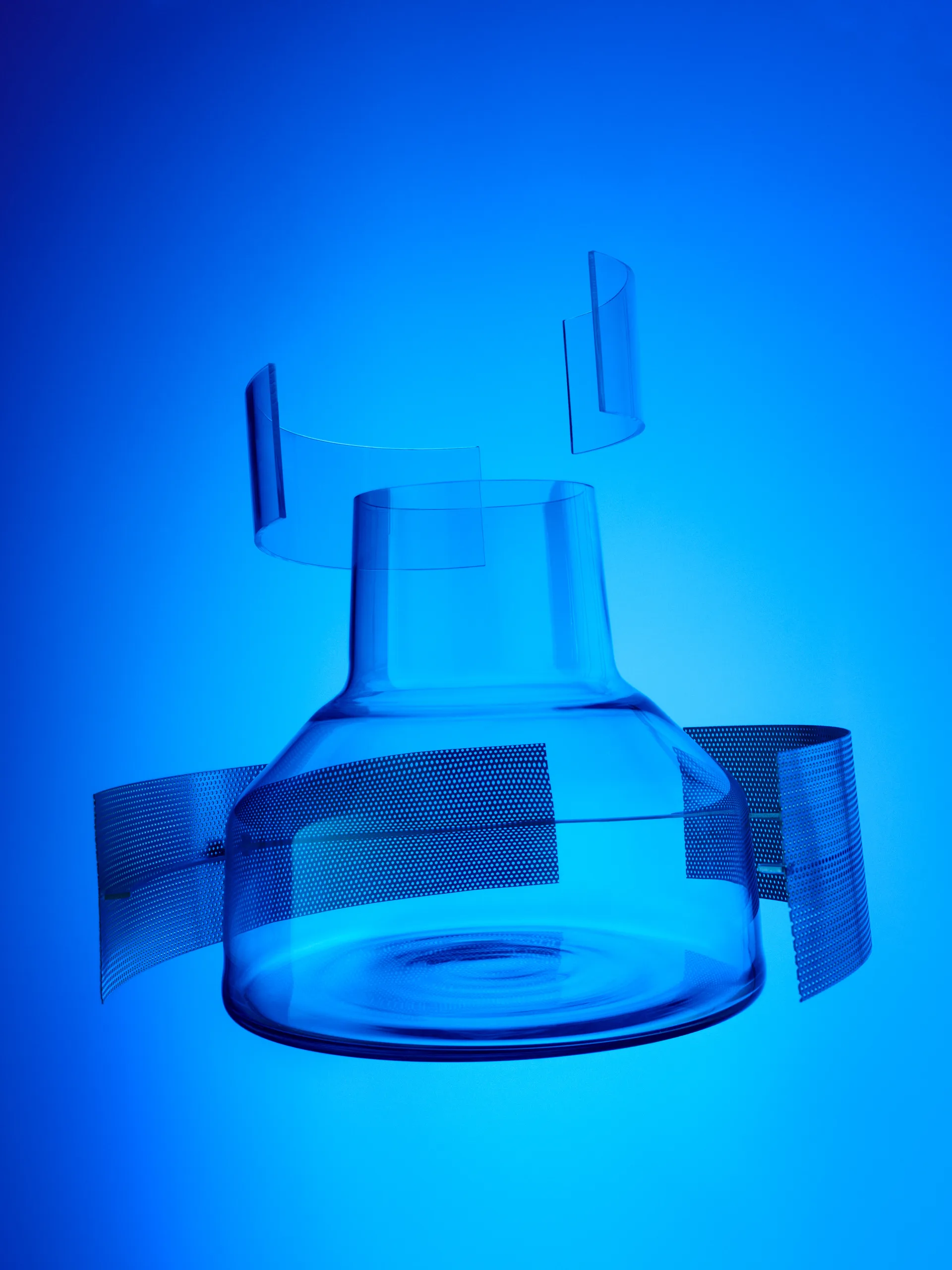 Vase Solare bas 20xØ22 cm, Clair Iittala