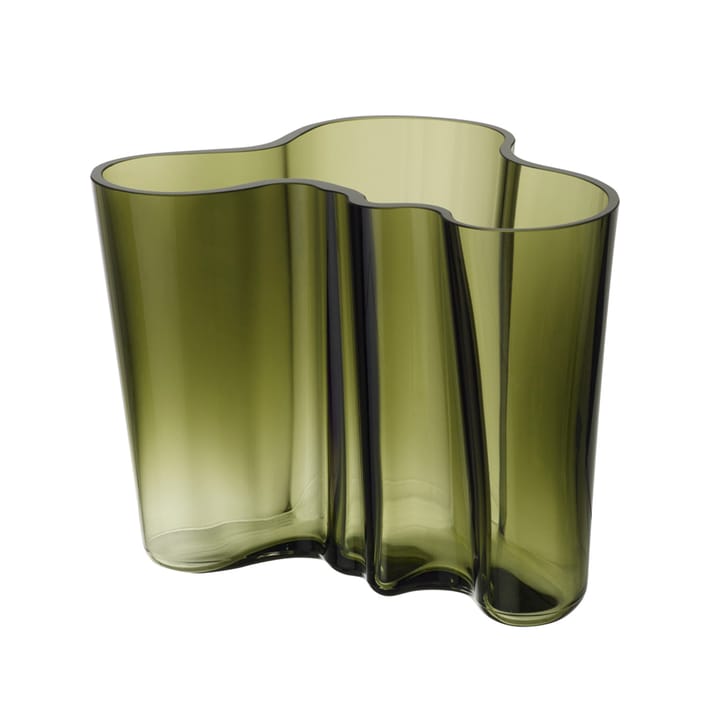 Vase vert mousse Alvar Aalto - 160 mm - Iittala