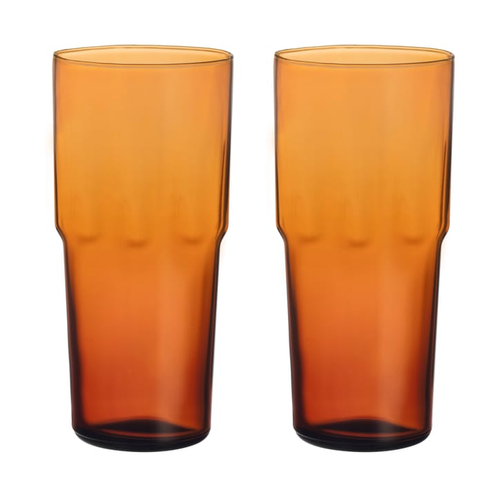 Verre à boire Solare haut 39 cl lot de 2 - Cuivre - Iittala