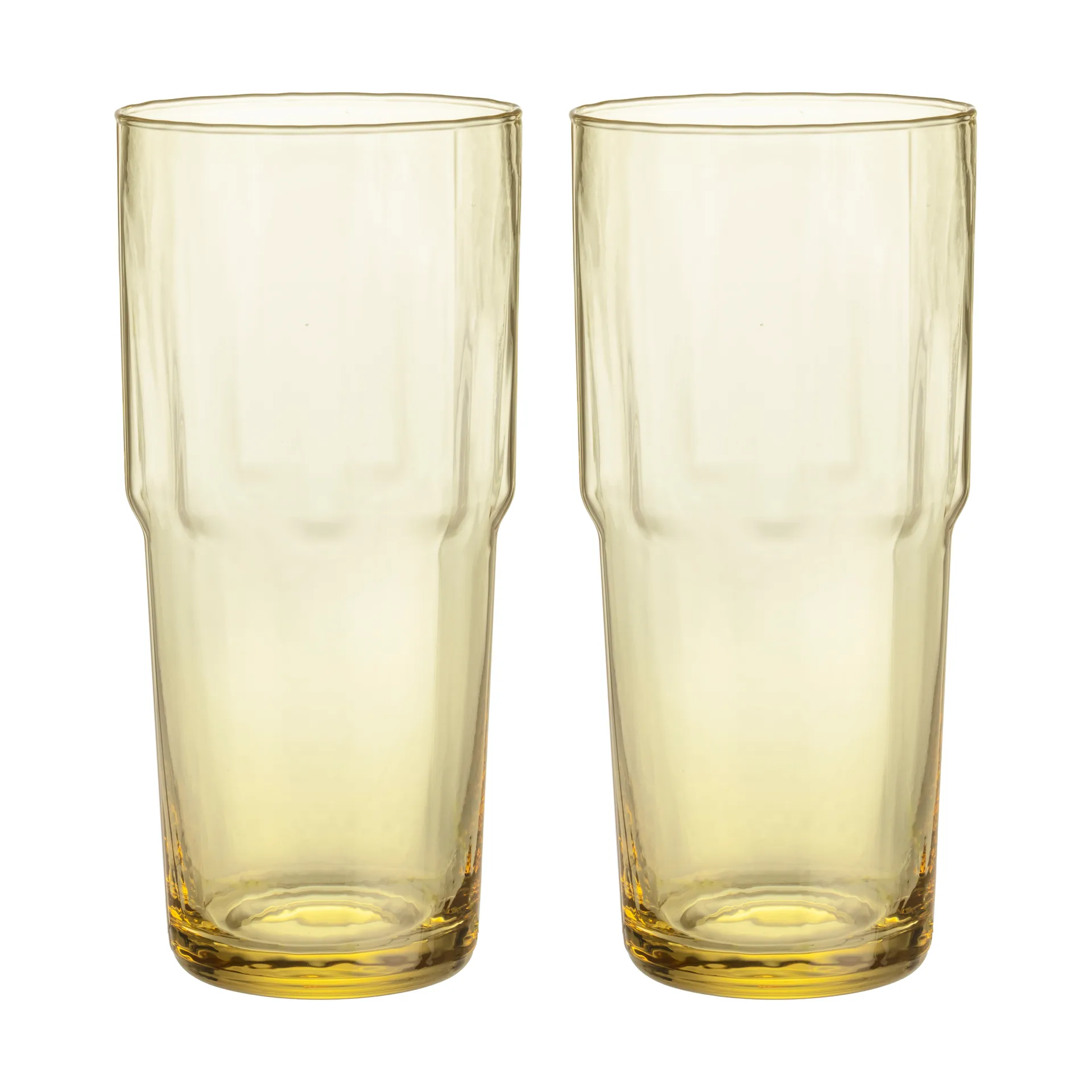 Verre à boire Solare haut 39 cl lot de 2, Jaune de feu Iittala