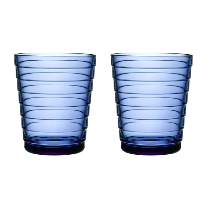 Verre à eau Aino Aalto 22 cl lot de 2 - Bleu outremer - Iittala