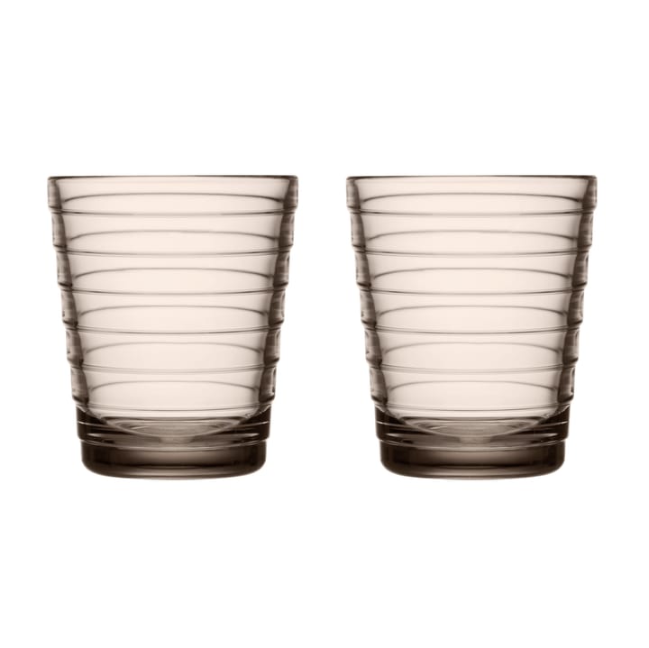 Verre à eau Aino Aalto 22 cl lot de 2 - Lin - Iittala