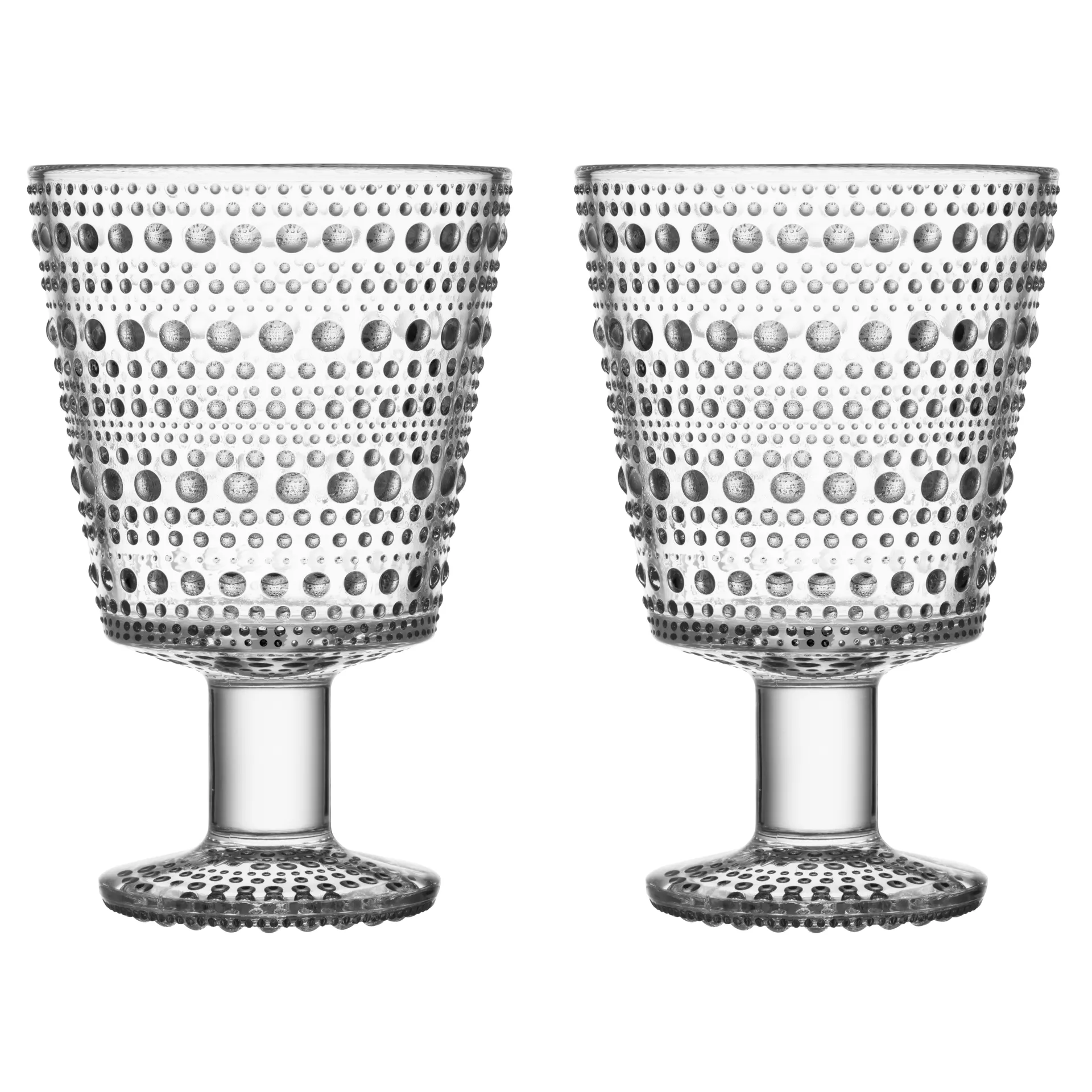 Verre à eau sur pied Kastehelmi 26cl lot de 2, clair Iittala