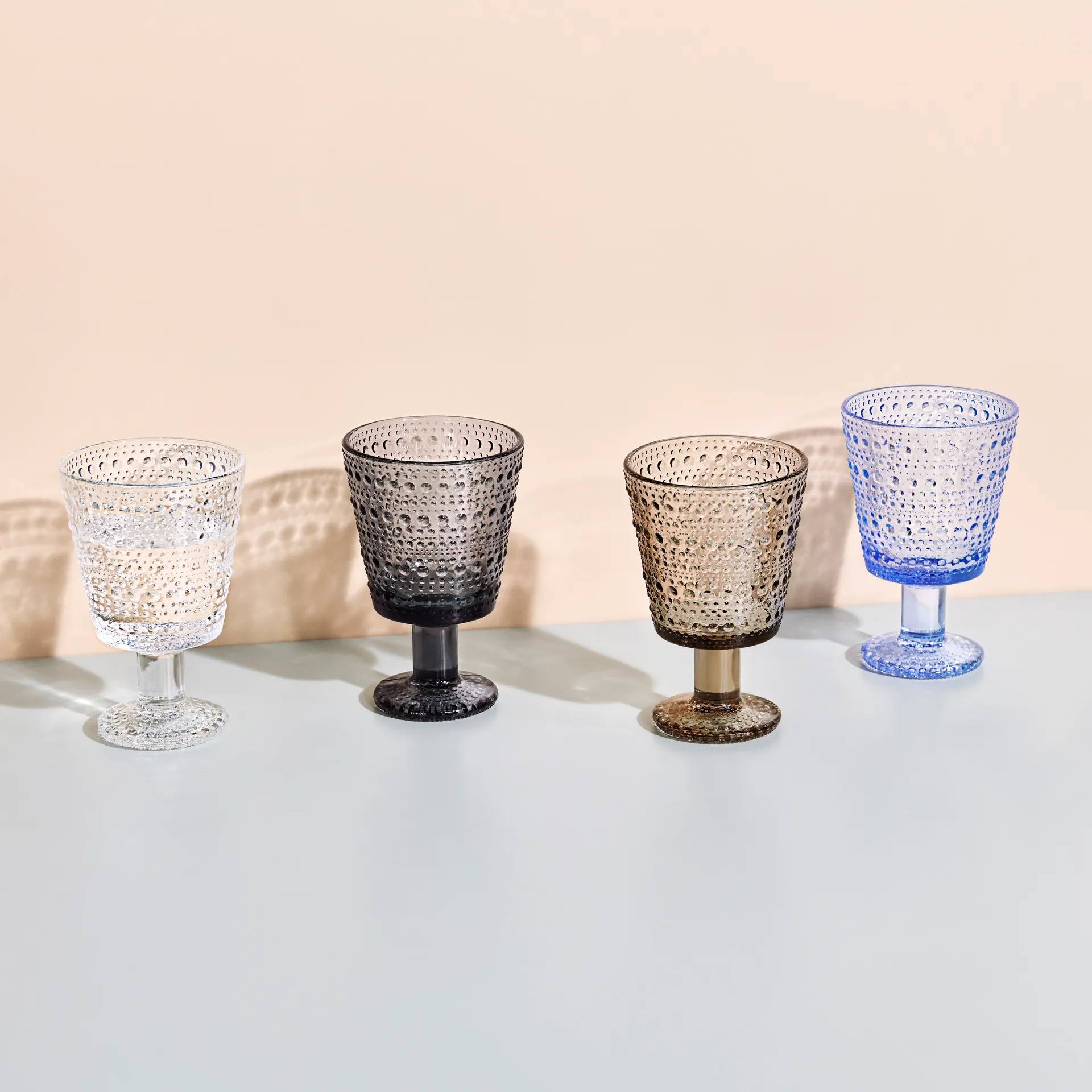 Verre à eau sur pied Kastehelmi 26cl lot de 2, clair Iittala