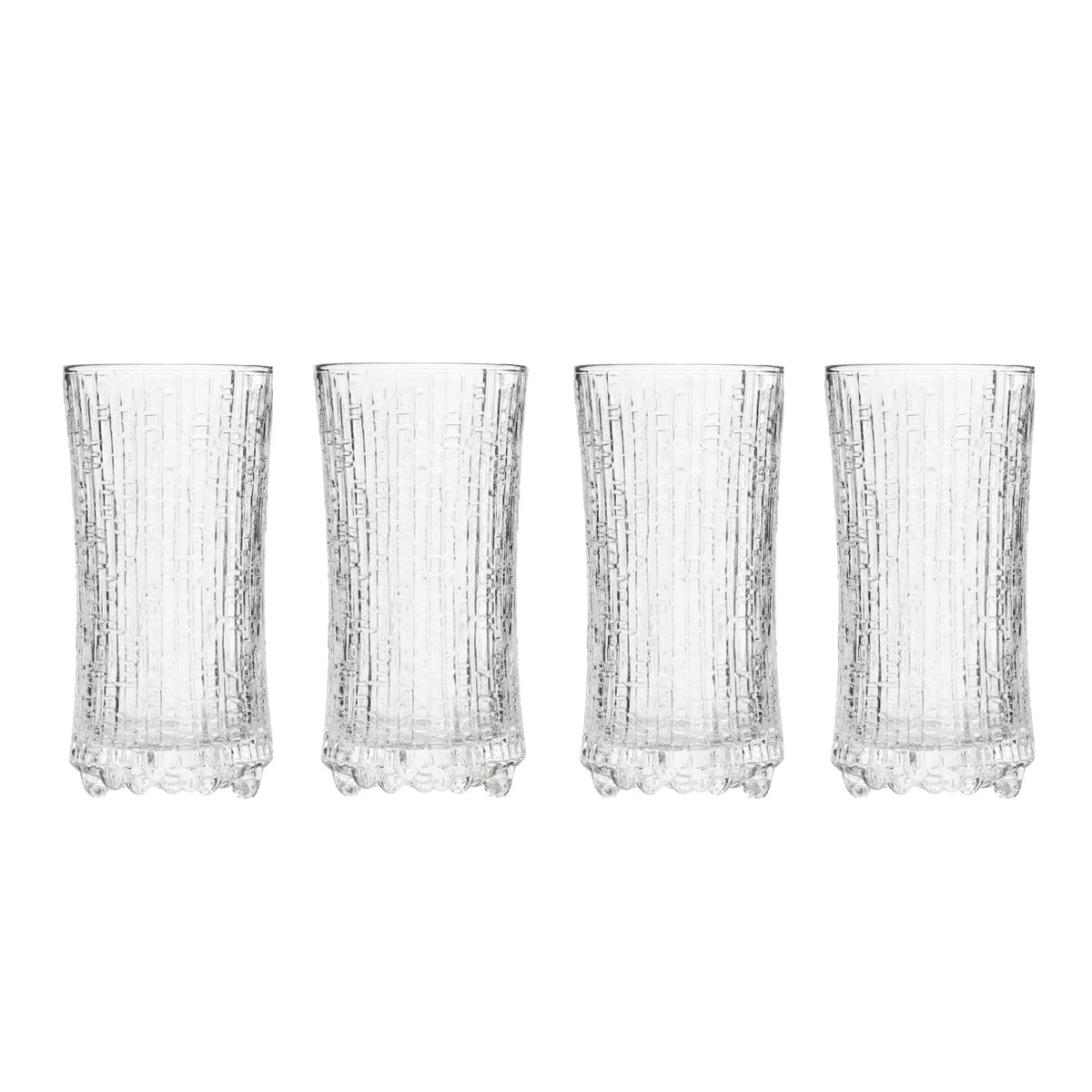 iittala verre à vin mousseux ultima thule 18 cl lot de 4 clair