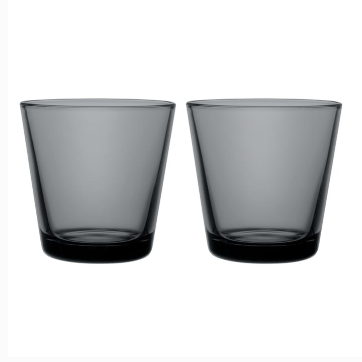 Verre Kartio 21 cl lot de 2 - Gris foncé - Iittala