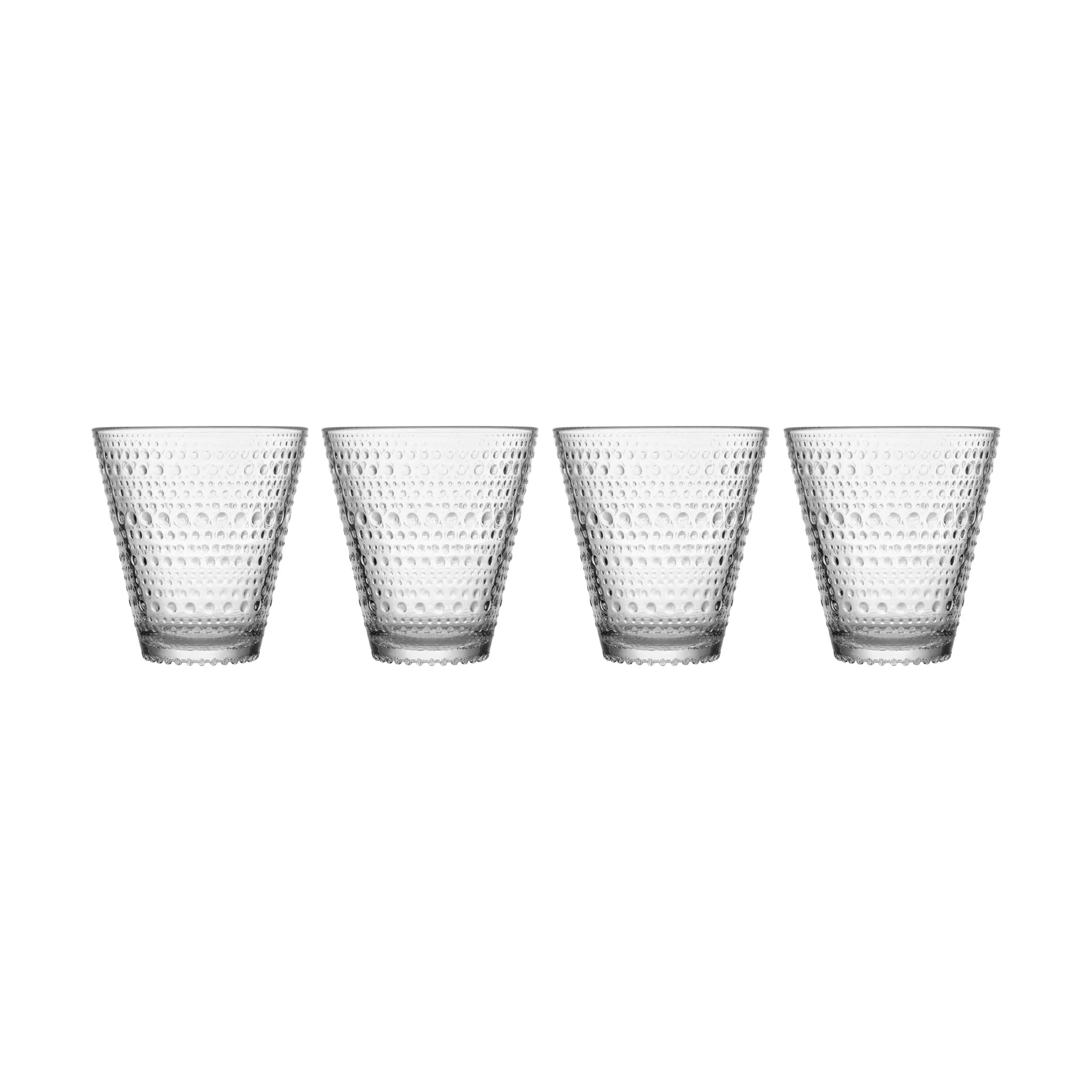 Verre Kastehelmi 30 cl lot de 4, Transparent Iittala