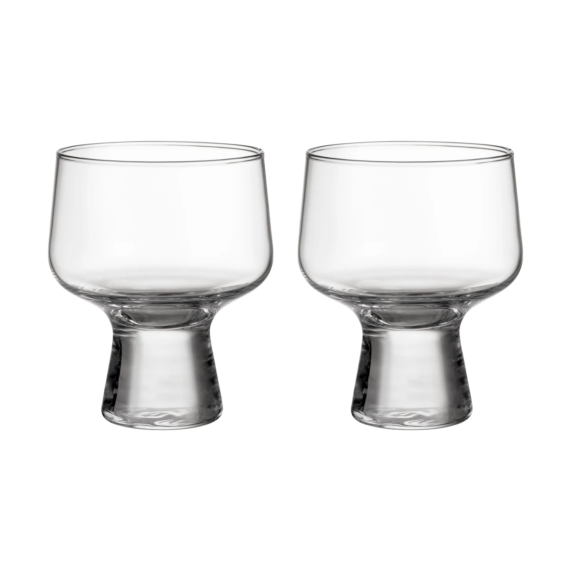 Verre Solare sur pied 29 cl lot de 2, Clair Iittala