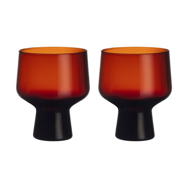 Verre Solare sur pied 29 cl lot de 2 - Cuivre - Iittala