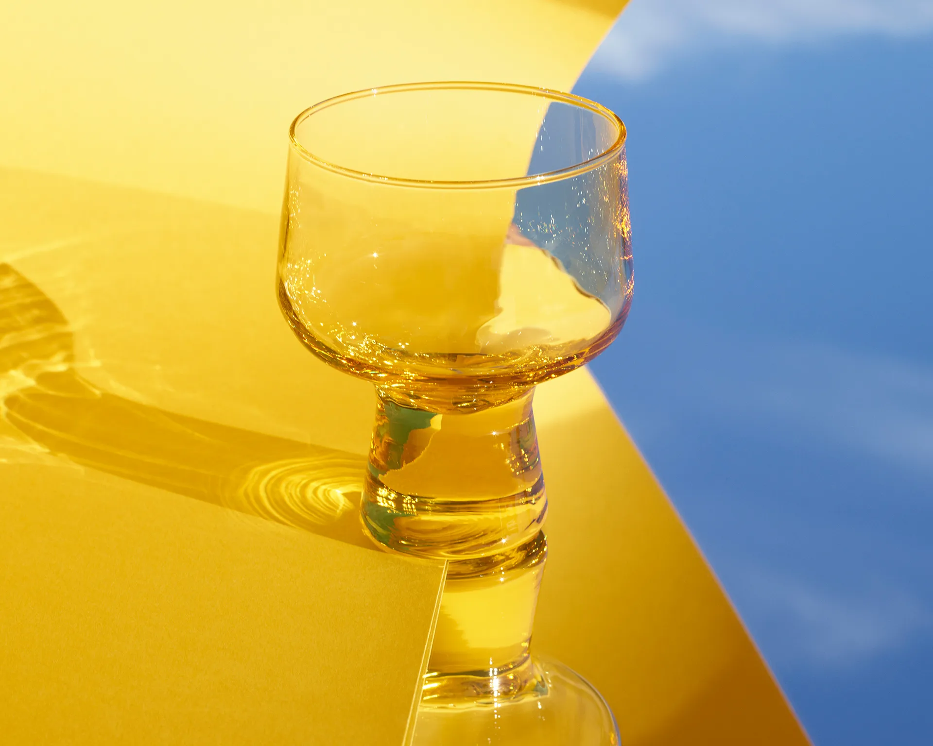 Verre Solare sur pied 29 cl lot de 2, Eldgul Iittala