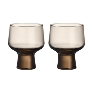 Verre Solare sur pied 29 cl lot de 2 - Lin (textile) - Iittala