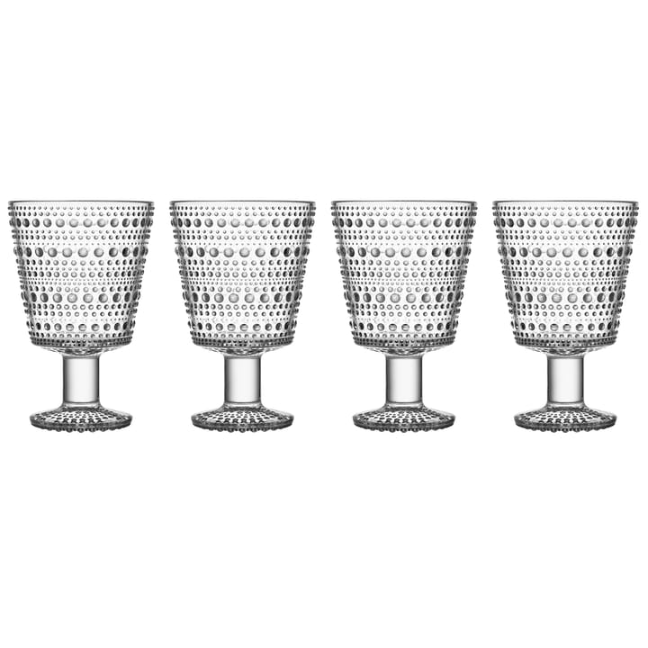 Verre sur pied Kastehelmi 26 cl Lot de 4 - Transparent - Iittala