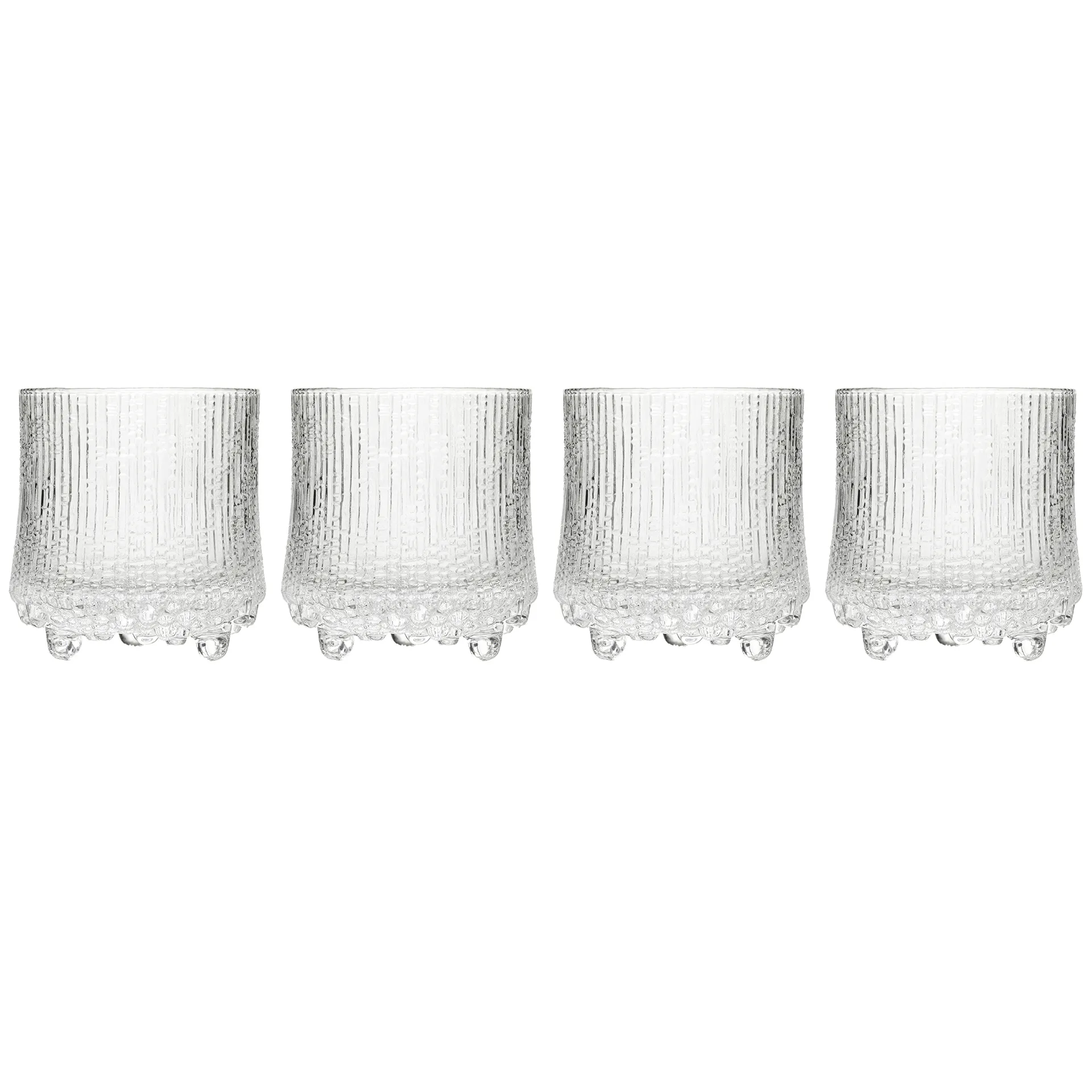 Verre Ultima Thule On the rocks Lot de 4, Transparent Iittala